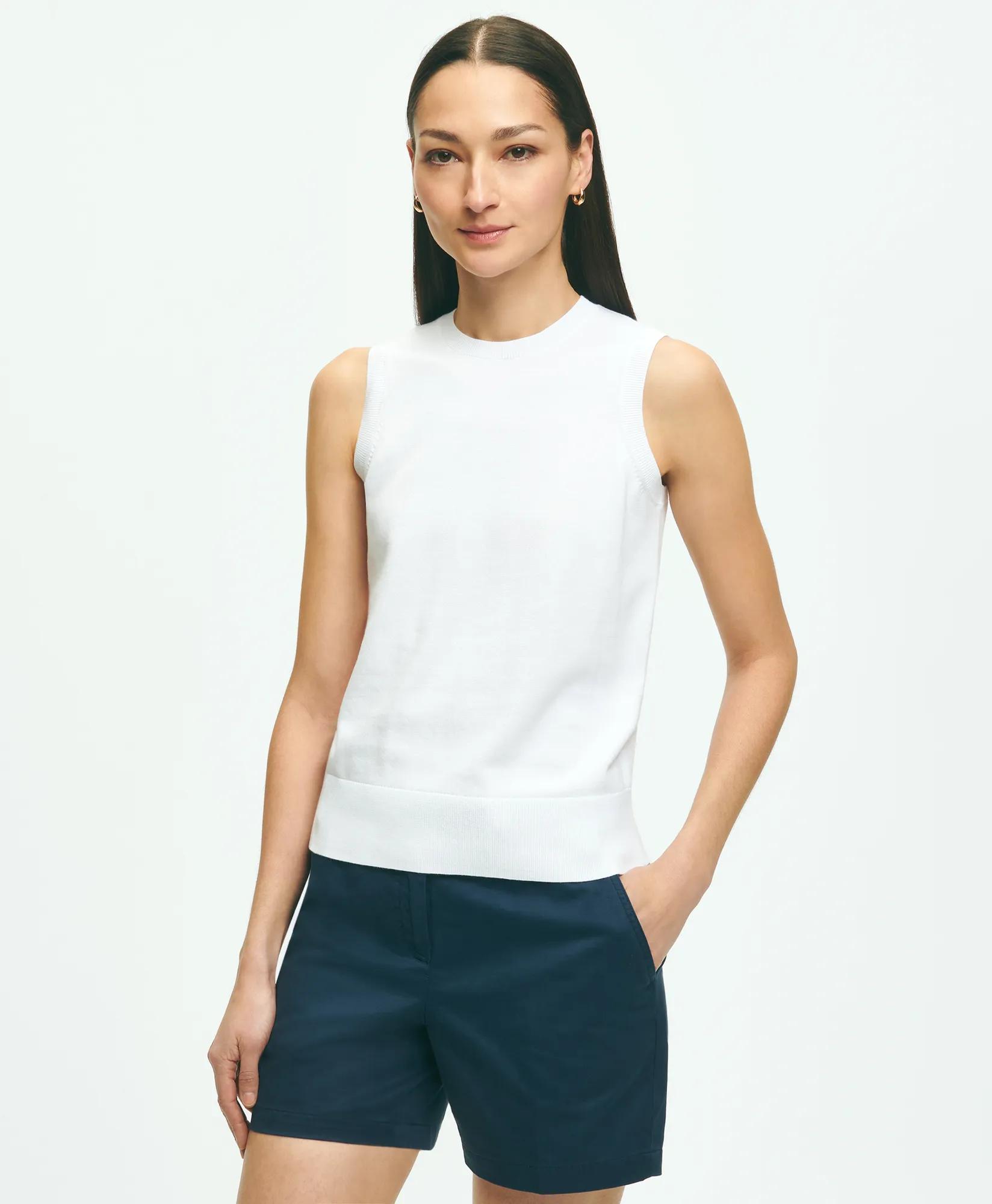 Twinset Shell in Supima Cotton Sweater
