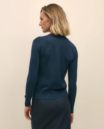 Supima® Cotton Cardigan, image 4