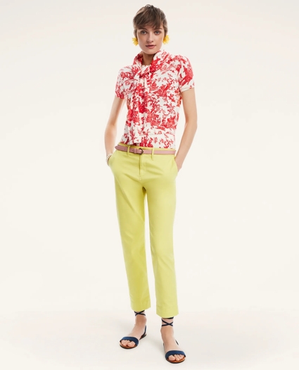 Cotton Toile Print Shell, image 2