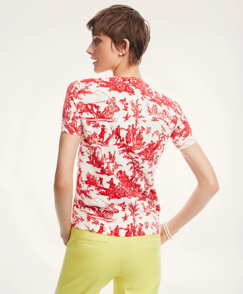 Cotton Toile Print Shell, image 3
