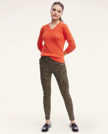Italian Linen Cable Knit Sweater, image 2