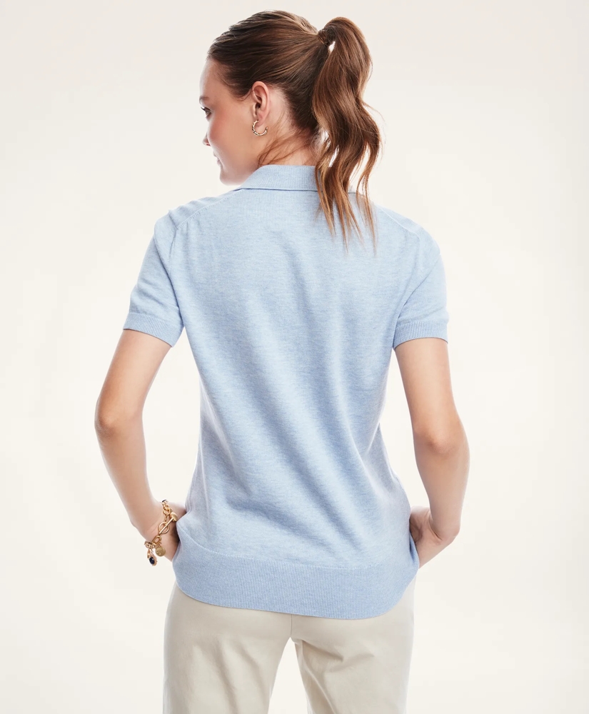 Supima® Cotton Polo Sweater, image 3