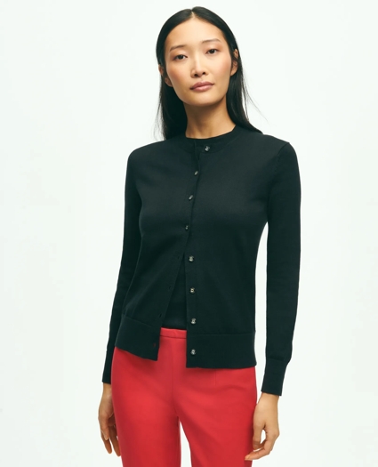 Supima® Cotton Cardigan, image 1