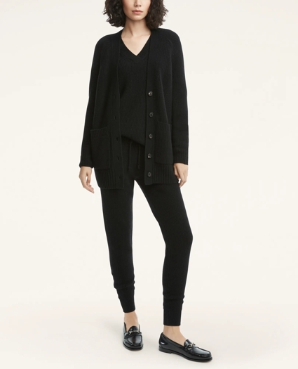 Merino Wool Cashmere Cardigan, image 2