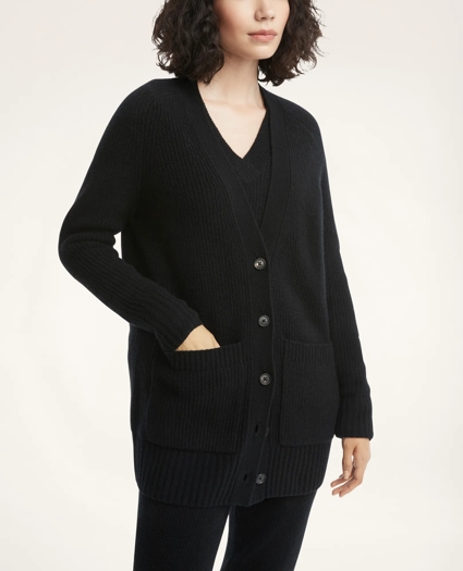 Merino Wool Cashmere Cardigan, image 1