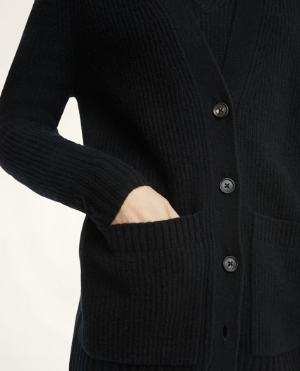 Merino Wool Cashmere Cardigan, image 4