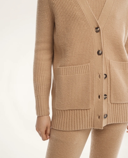 Merino Wool Cashmere Cardigan, image 4