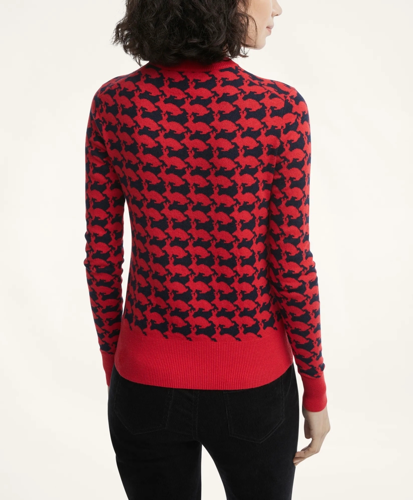 Women's Lunar New Year Cotton Cashmere Blend Intarsia Sweater, image 2