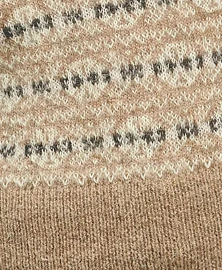 Mohair Alpaca Blend Fair Isle Sweater, image 3