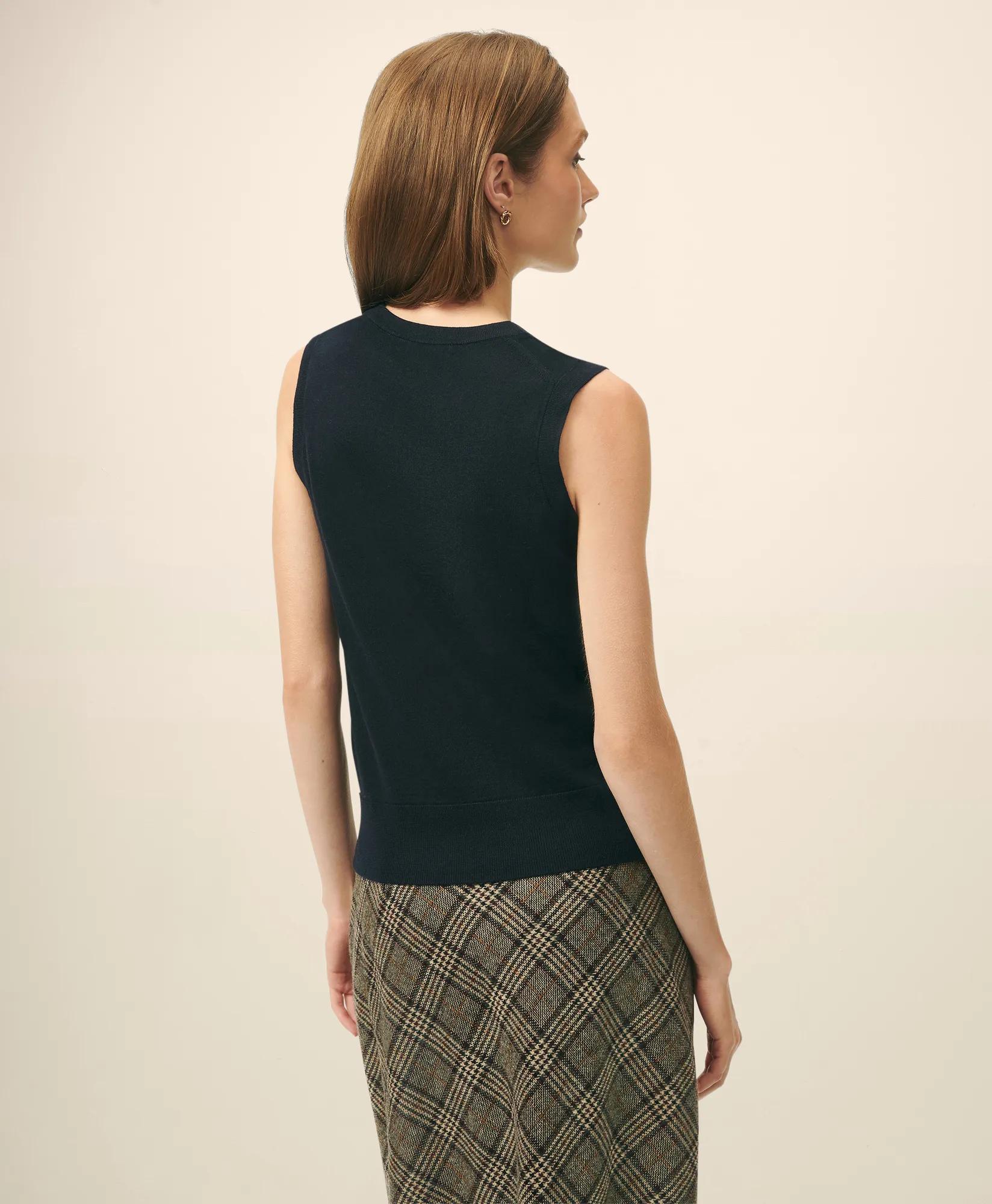 Extra-Fine Twinset Shell in Merino Wool, image 2