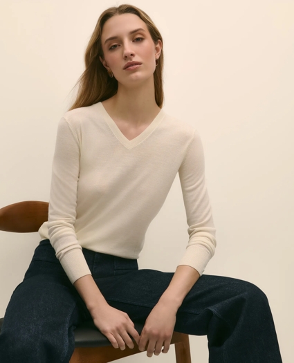 Ultimate Merino Wool V-Neck Sweater, image 1
