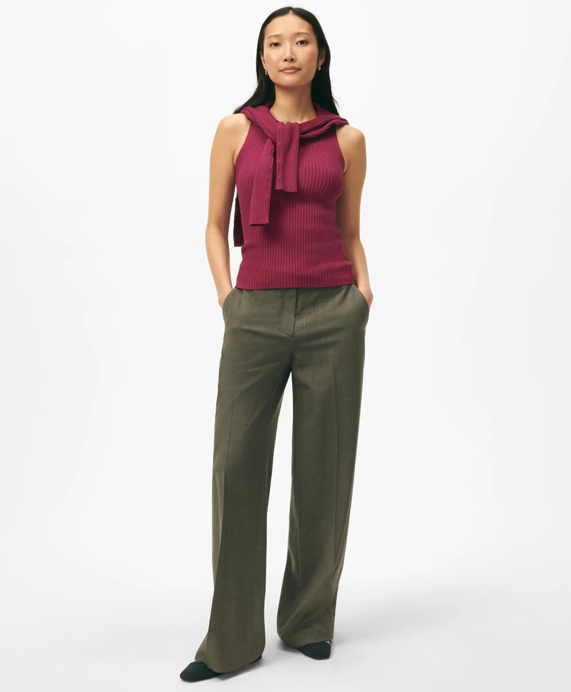Twinset Silk Blend Ribbed Shell, image 2