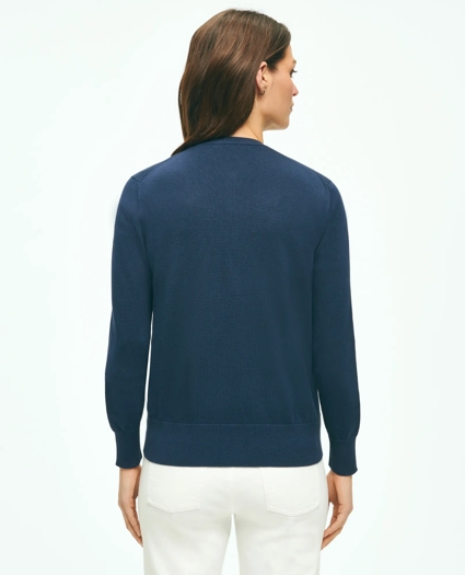 Sunflower Embroidered Cardigan In Supima® Cotton, image 4