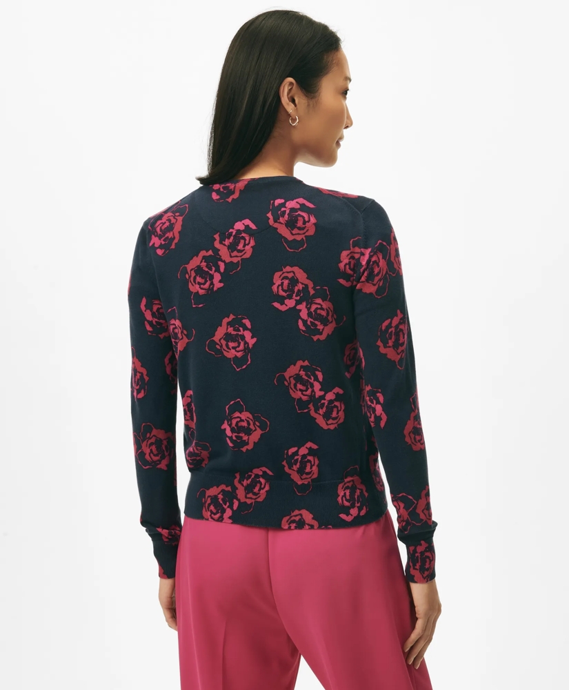 Twinset Rose Cardigan in Cotton Jersey, image 2
