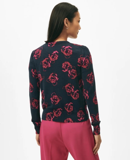 Twinset Rose Cardigan in Cotton Jersey, image 2