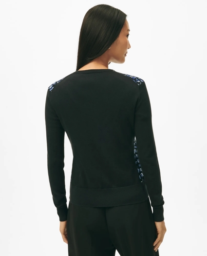 Twinset Abstract Cardigan in Cotton Jersey, image 4