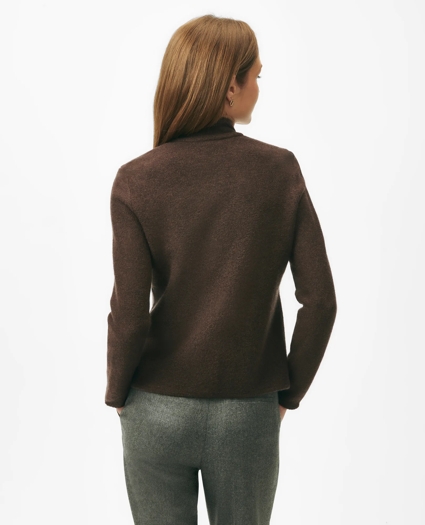 Vintage Sweater Jacket in Boiled Merino Wool, image 2