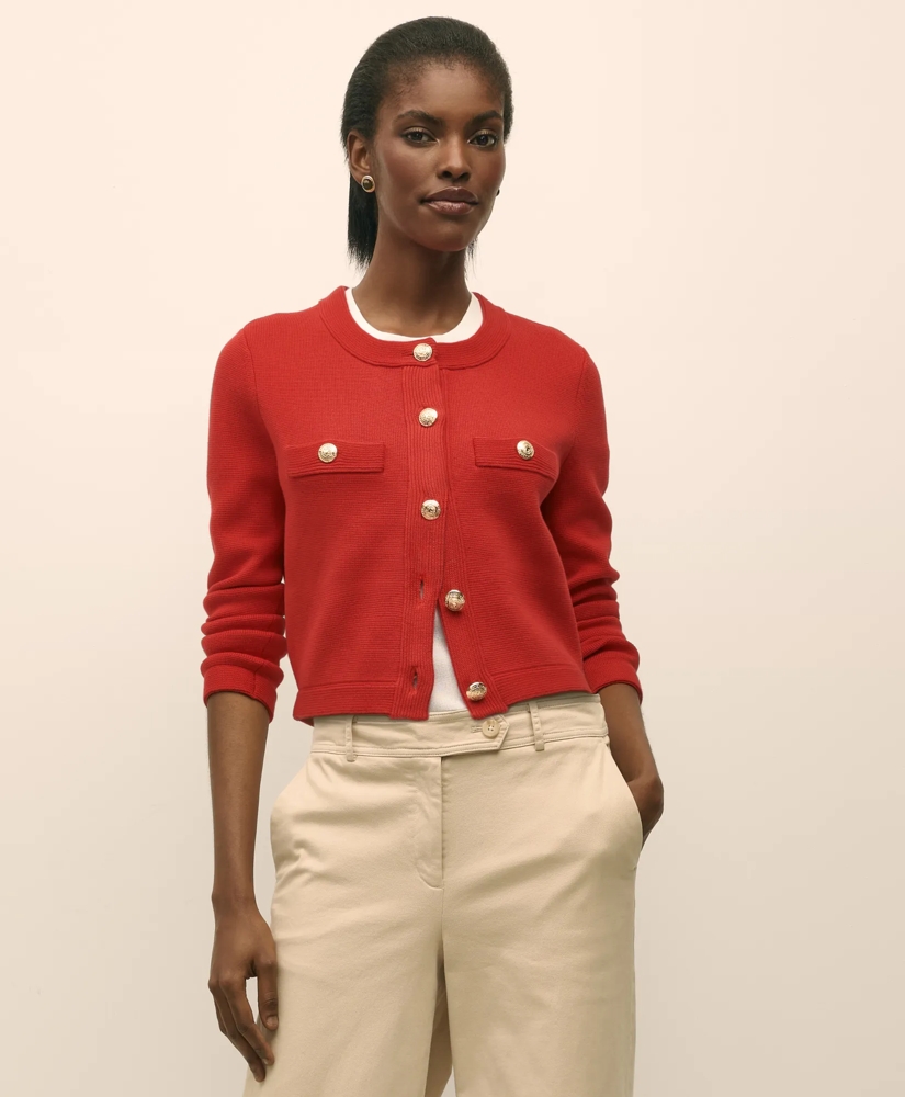 Sweater Jacket in Supima® Cotton, image 2