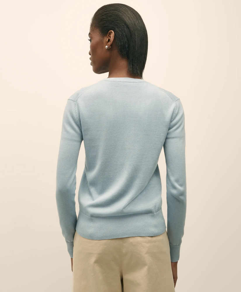 Supima® Cotton Cardigan, image 4