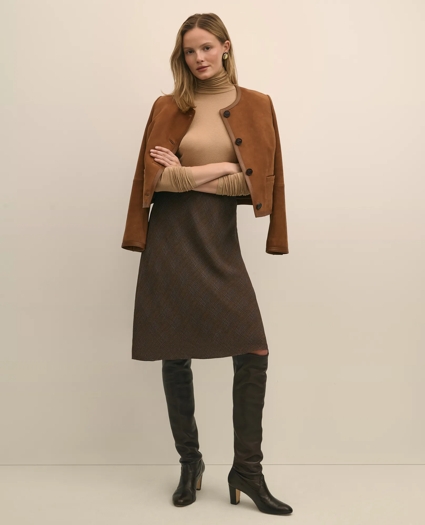 Lightweight Modal Cashmere Turtleneck, image 2