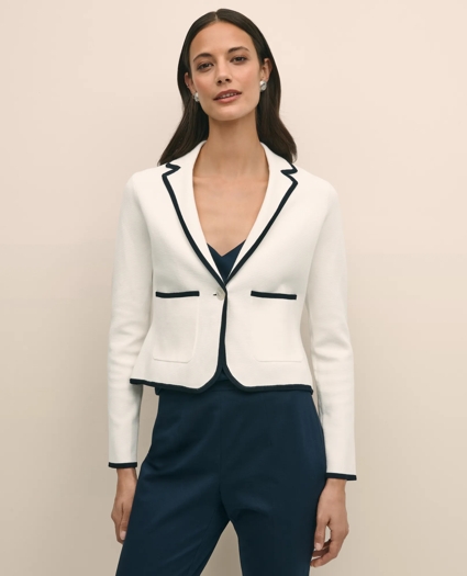 Supima® Cotton Sweater Blazer, image 4