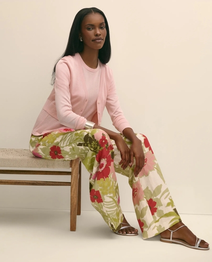 Cropped V-Neck Cardigan, image 2