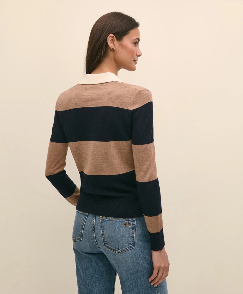 Merino Wool Rugby Sweater, image 4