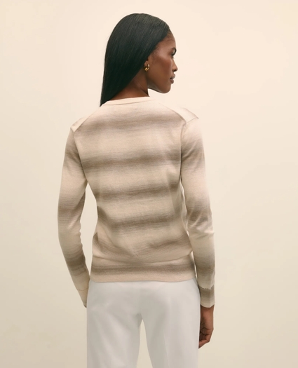 Egyptian Cotton Space-Dyed Cardigan, image 4