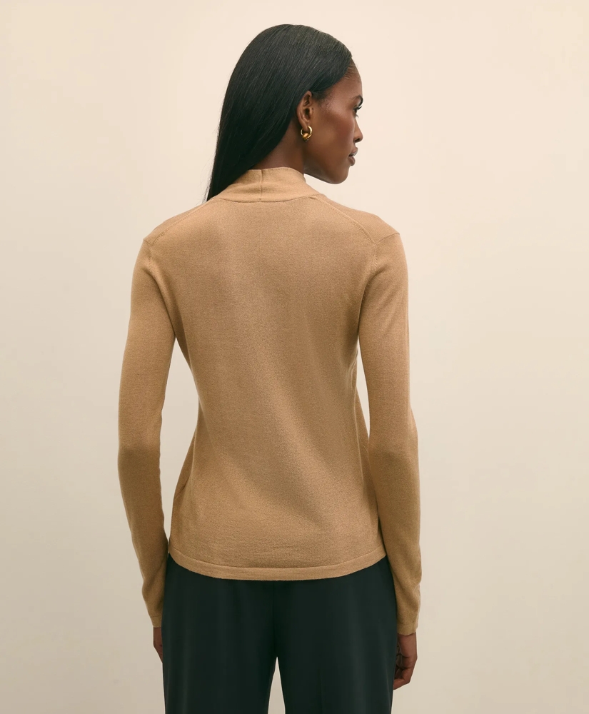Silk Cashmere Twist Neck Sweater, image 4