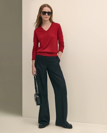 Ultimate Merino Wool V-Neck Sweater, image 2