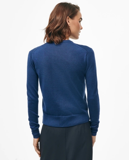 Extra-Fine Twinset Cardigan in Merino Wool, image 4