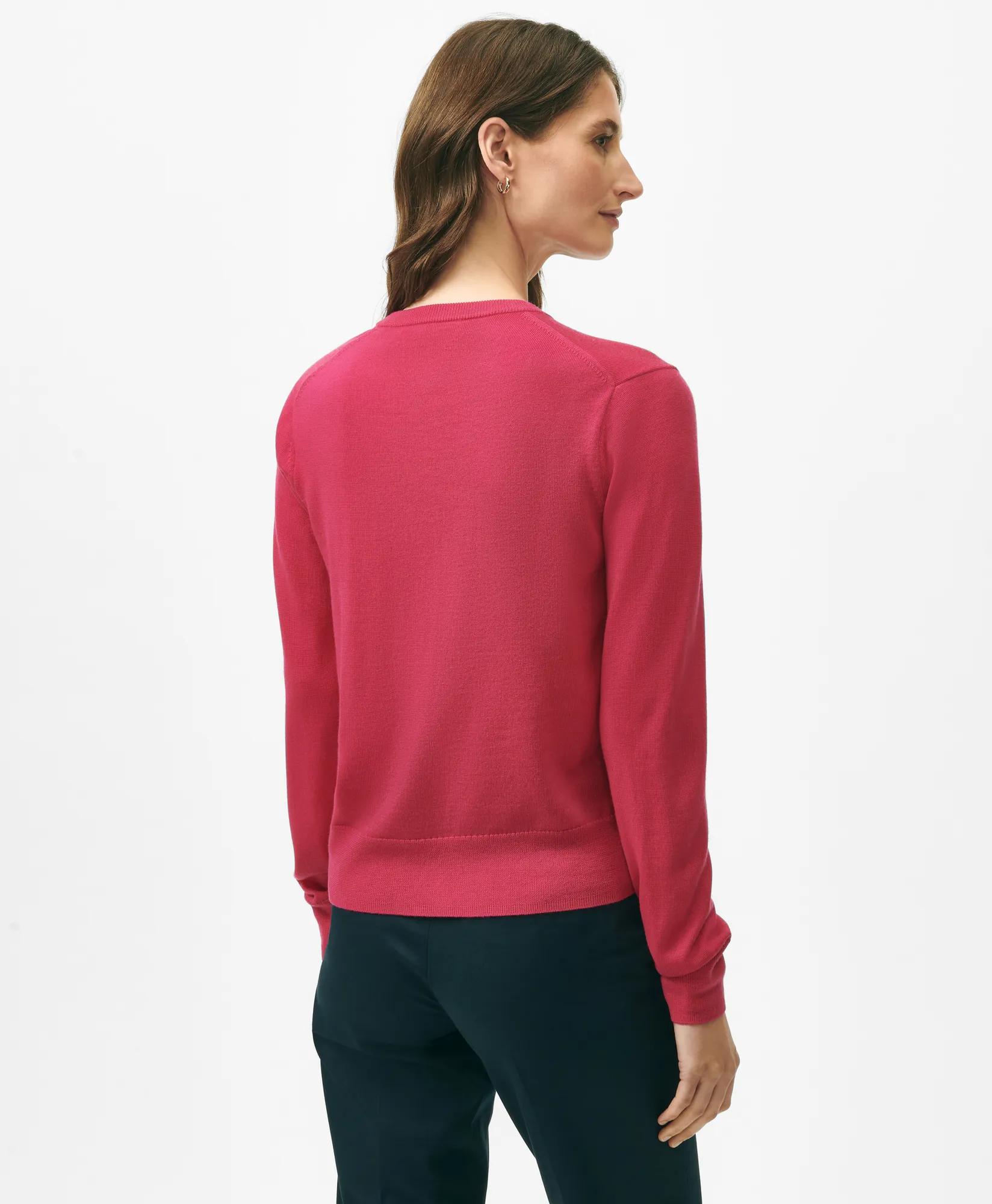 Extra-Fine Twinset Cardigan in Merino Wool