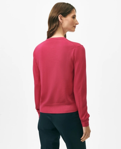 Extra-Fine Twinset Cardigan in Merino Wool, image 2