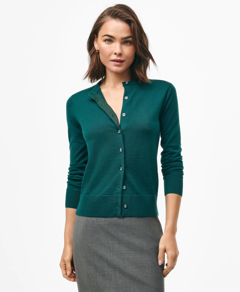 Extra-Fine Twinset Cardigan in Merino Wool, image 3