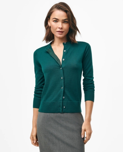 Extra-Fine Twinset Cardigan in Merino Wool, image 3