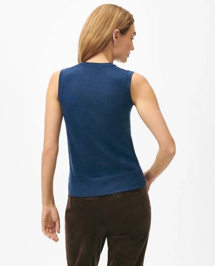 Extra-Fine Twinset Shell in Merino Wool, image 2