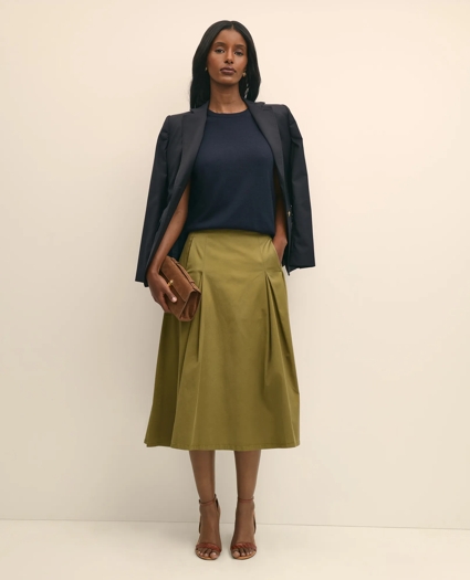 Ultimate Merino Wool Short-Sleeve Sweater Shell, image 3
