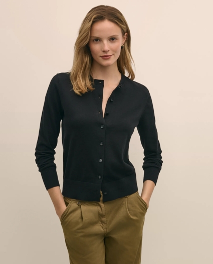 Supima® Cotton Cardigan, image 1