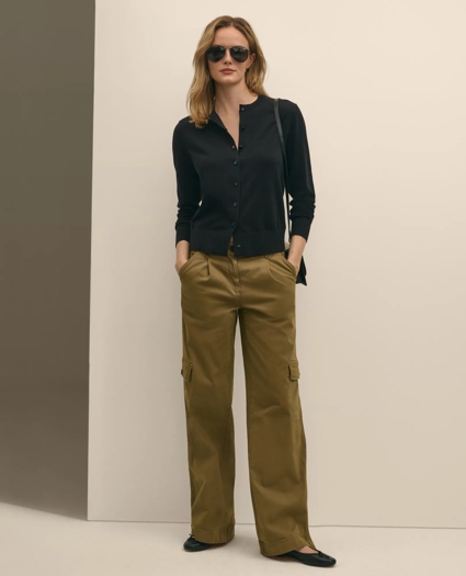 Supima® Cotton Cardigan, image 2