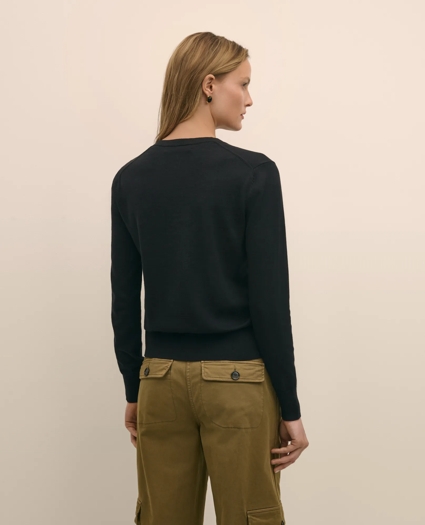 Supima® Cotton Cardigan, image 4