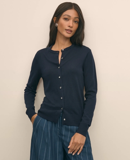 Supima® Cotton Cardigan, image 1
