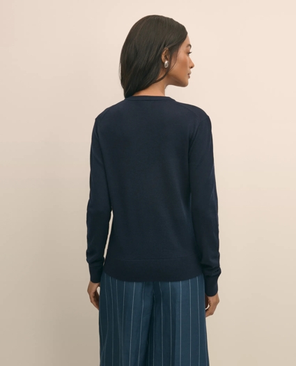 Supima® Cotton Cardigan, image 4