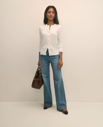 Supima® Cotton Cardigan, image 2