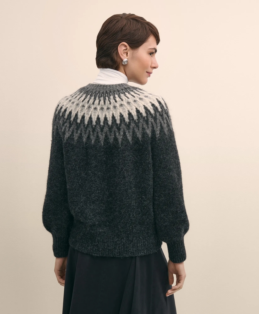 Alpaca-Wool Blend Fair Isle  Sweater, image 5