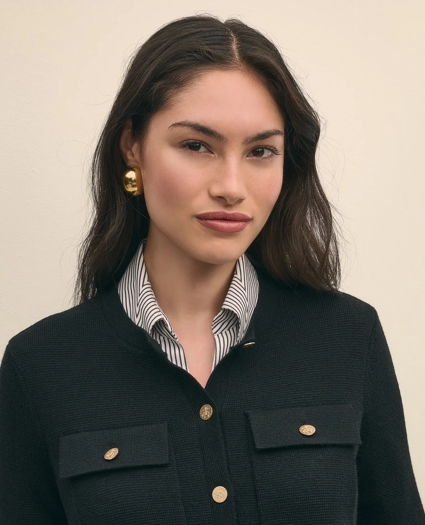 Merino Wool Sweater Jacket, image 2