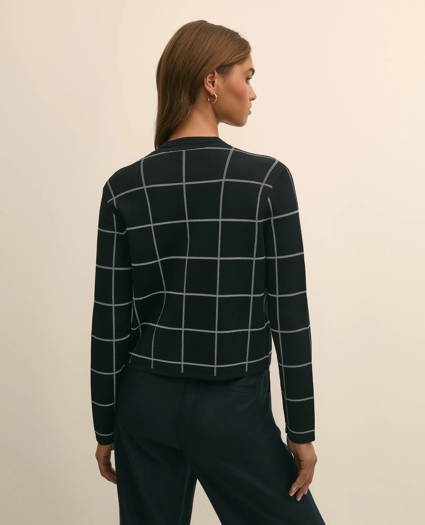 Windowpane Open Cardigan, image 4
