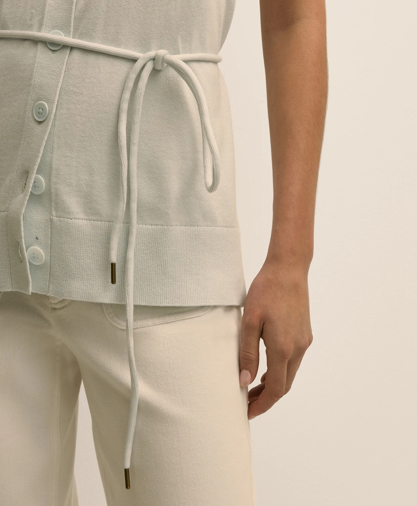 Supima&reg; Cotton Relaxed Sweater Vest, image 3