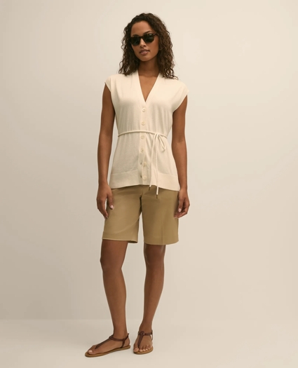 Supima&reg; Cotton Relaxed Sweater Vest, image 2