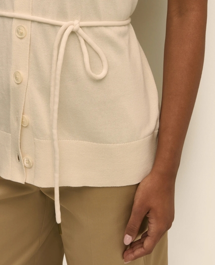 Supima&reg; Cotton Relaxed Sweater Vest, image 4