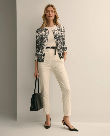 Cotton Floral Cardigan, image 2